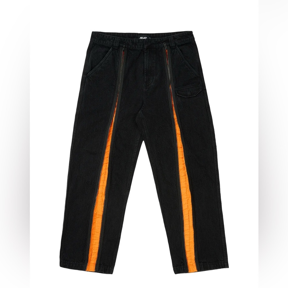 PALACE Gray Denim Pants